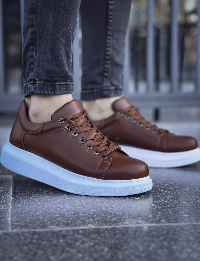 Ανδρικά ταμπά δίσολα Sneakers λαστιχένια σόλα CH25700T